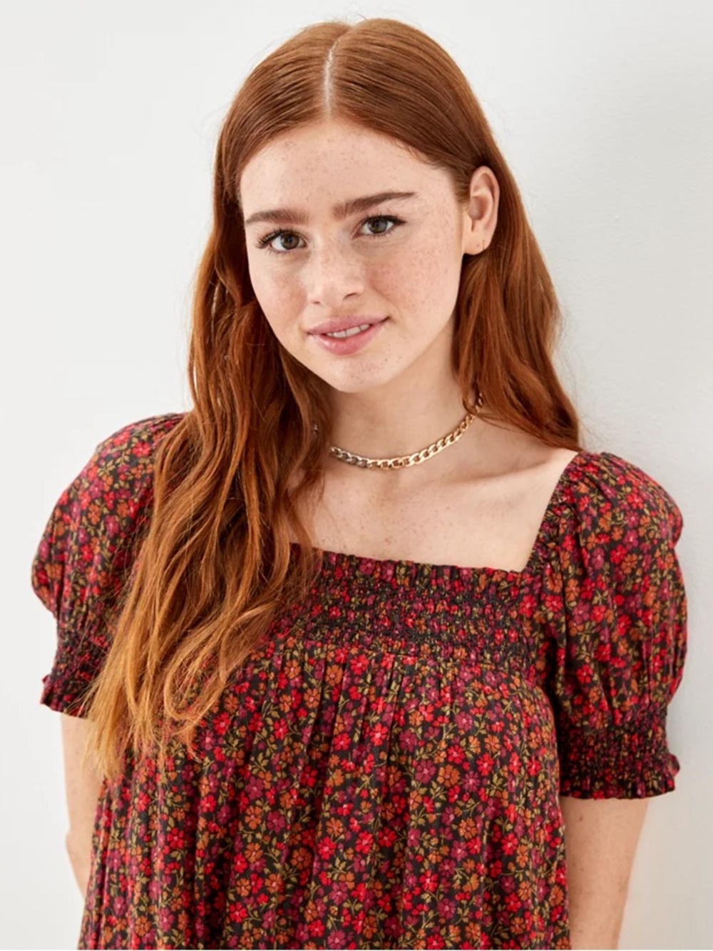 AMERICAN EAGLE | smocked mini dress - Picture 3 of 11